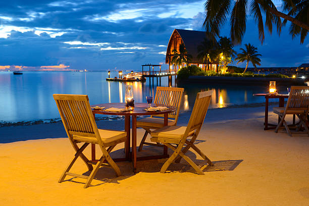 Romantic Candlelight Beach Dinner at Seaside Restaurant